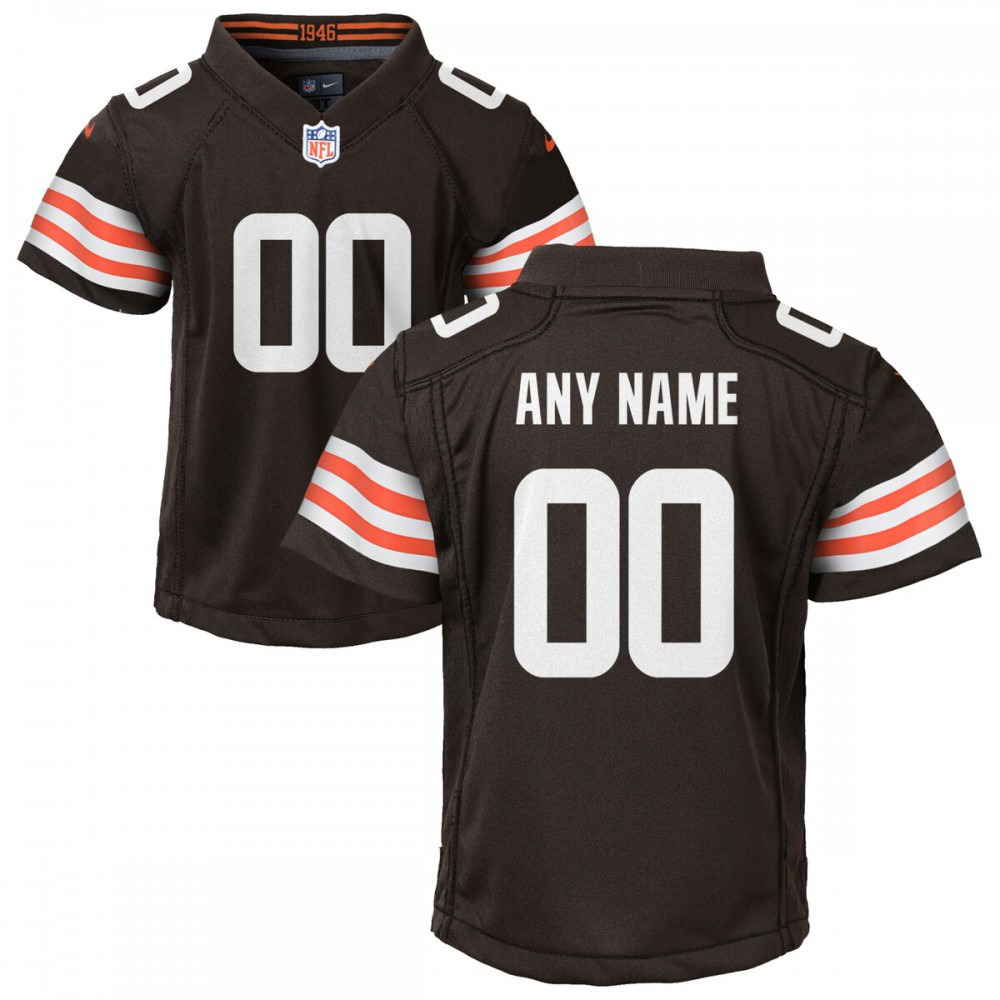 Nike Cleveland Browns Youth Custom Game Jersey - Brown-GridironStore
